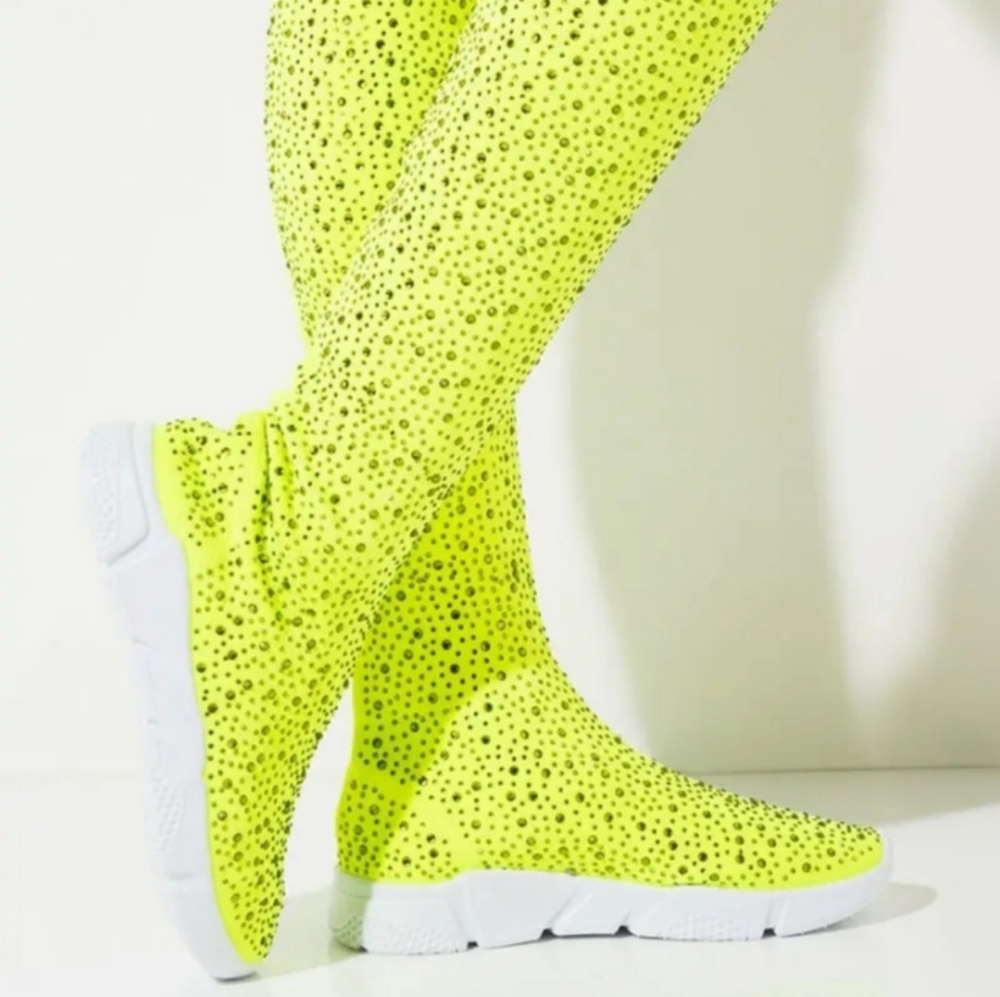 Azalea Wang Knee High Sneakers